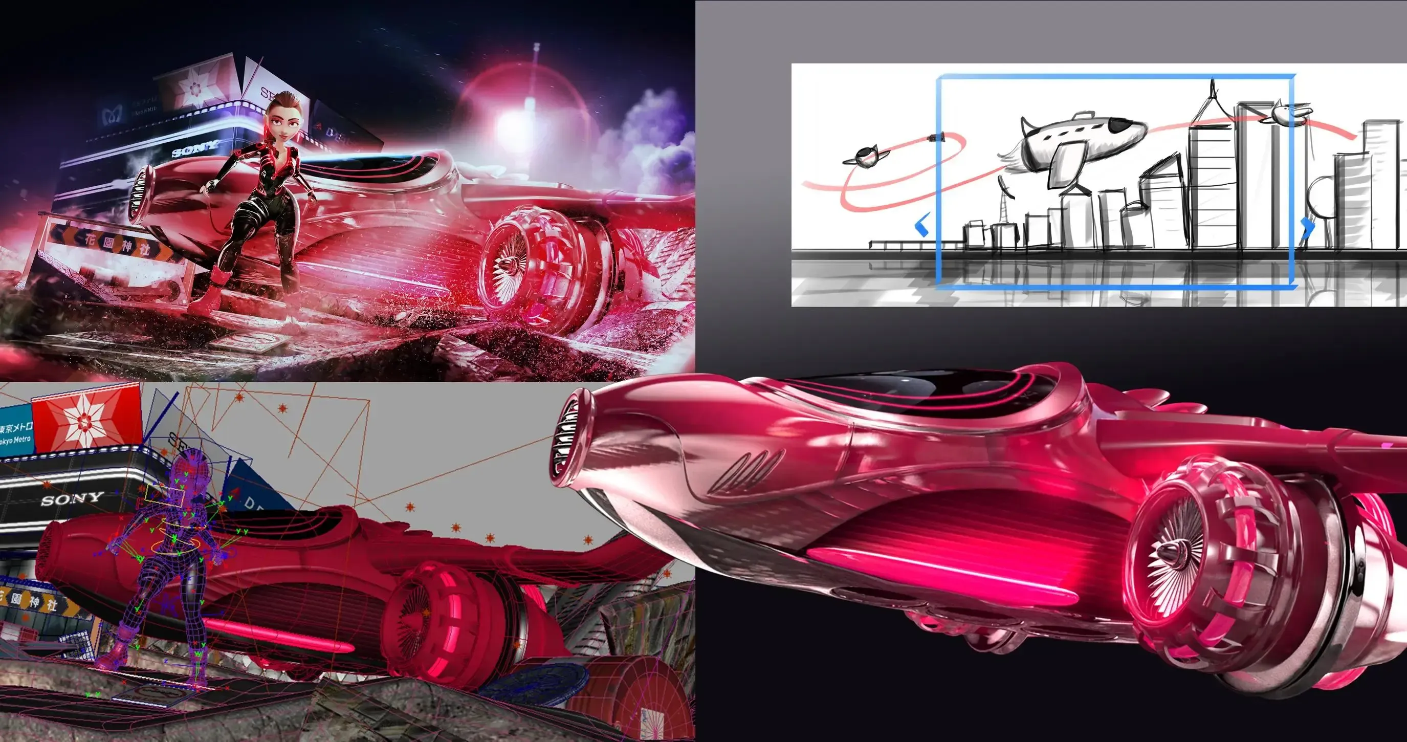 "The universe Z” Concept 3D Art